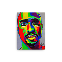 Load image into Gallery viewer, "Tupac - Colorblock" Canvas Print