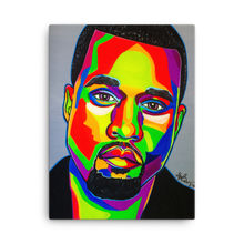 Load image into Gallery viewer, "Kanye - Colorblock" Canvas Print