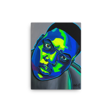 Load image into Gallery viewer, "Biggie Blue" Canvas Print