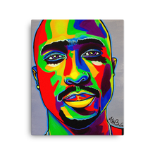 Load image into Gallery viewer, "Tupac - Colorblock" Canvas Print