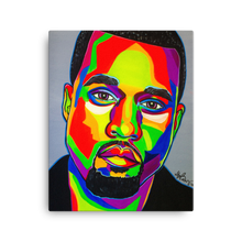 Load image into Gallery viewer, "Kanye - Colorblock" Canvas Print