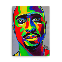 Load image into Gallery viewer, "Tupac - Colorblock" Canvas Print