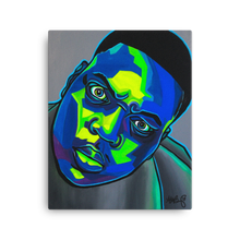 Load image into Gallery viewer, "Biggie Blue" Canvas Print