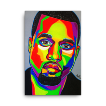 Load image into Gallery viewer, "Kanye - Colorblock" Canvas Print