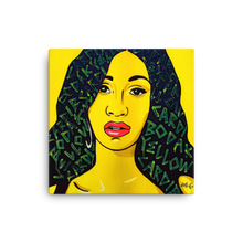 Load image into Gallery viewer, "Trapselena" (Cardi B) Canvas Print