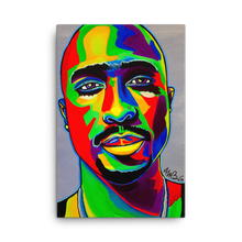 Load image into Gallery viewer, "Tupac - Colorblock" Canvas Print