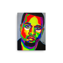 Load image into Gallery viewer, "Kanye - Colorblock" Canvas Print