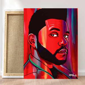 "The Weeknd" - 36in x 48in