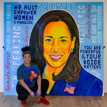 Load image into Gallery viewer, Historic Kamala Harris Queens Mural Canvas Print
