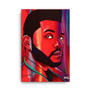 "The Weeknd" Canvas Print
