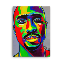 Load image into Gallery viewer, &quot;Tupac - Colorblock&quot; Canvas Print
