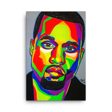 Load image into Gallery viewer, &quot;Kanye - Colorblock&quot; Canvas Print
