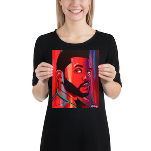 "The Weeknd" Poster Print