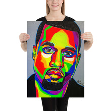 Load image into Gallery viewer, &quot;Kanye - Colorblock&quot; Poster Print
